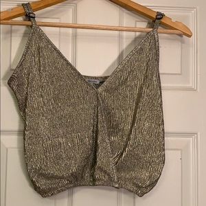 Charlotte Russe sequin crop top